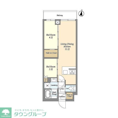 アジールコート練馬中村橋の物件間取画像